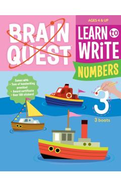 Brain Quest Learn to Write: Numbers - Workman Publishing