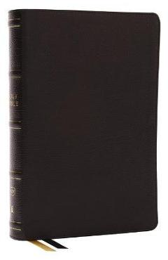 KJV Holy Bible, Center-Column Reference Bible, Genuine Leather, Black, 73,000+ Cross References, Red Letter, Comfort Print: King James Version - Thomas Nelson