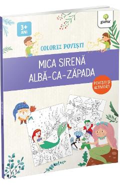 Colorez povesti: mica sirena. alba-ca-zapada