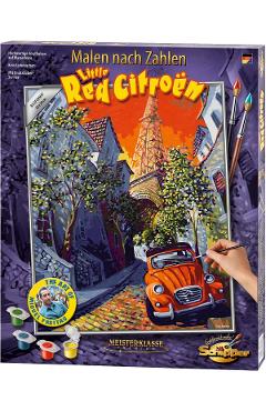 Kit pictura pe numere: little red citroen