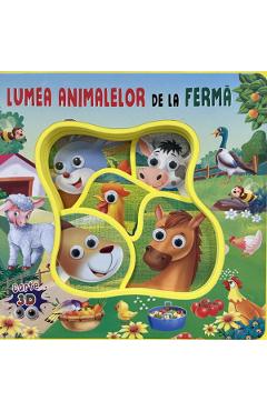 Lumea animalelor de la ferma. carte 3d