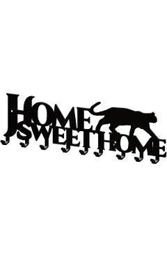 Suport chei: Pisica. Home Sweet Home