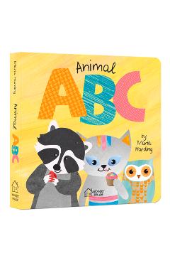 Animal abc: playful animals teach a to z (padded board book) - wonder house books