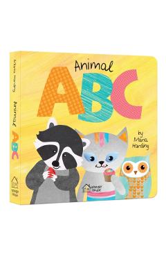 Animal ABC: Playful Animals Teach A to Z (Padded Board Book) - Wonder House Books