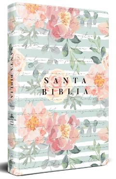 Biblia Rvr 1960 Letra Grande, Manual, Tapa Dura Cantar de Cantares Flores Rosada S / Spanish Bible Rvr 1960 Handy Size Large Print Hc Song of Solomon - Reina Valera Revisada 1960