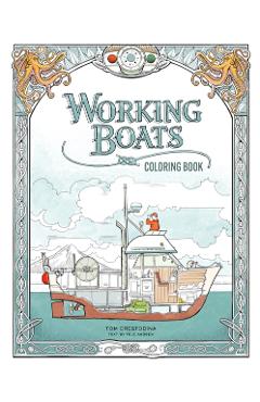 Working Boats Coloring Book - Tom Crestodina