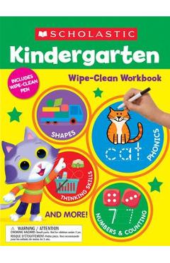 Kindergarten Wipe-Clean Workbook - Scholastic Teaching Resources