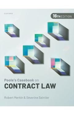 Pooles Casebook on Contract Law 16th Edition - Merkin