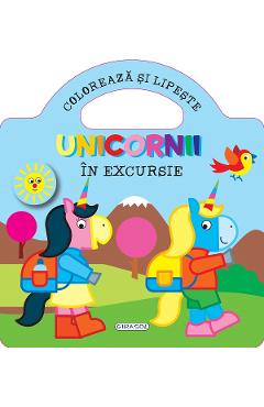 Unicornii. Coloreaza si lipeste. In excursie - GIRASOL