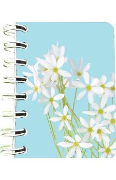 Carnet cu spirala: Branduse albe. Neliniat