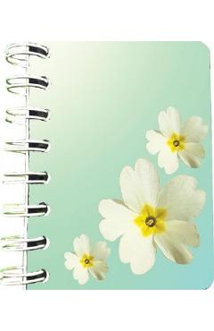 Carnet cu spirala: floricele de primavara. neliniat