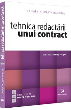 Tehnica redactarii unui contract ed.2 - carmen-nicoleta barbieru