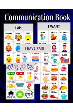 Communication Picture Book: Non-Verbal Communication Book With Pictures And Words