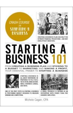 Starting a Business 101: From Creating a Business Plan and Sticking to a Budget to Marketing and Making a Profit, Your Essential Primer to Star - Michele Cagan