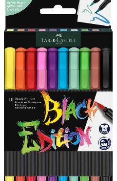 Set Carioci 10 culori. Black Edition