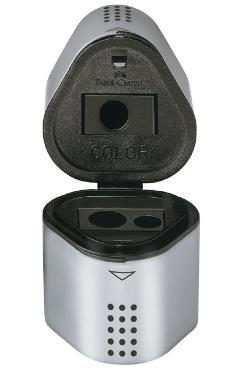 Ascutitoare tripla Grip 2001. Gri