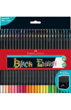 Creioane colorate 50 culori. Black Edition