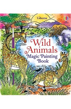 Wild Animals Magic Painting Book - Sam Baer