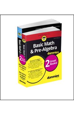 Basic Math & Pre-Algebra for Dummies Book + Workbook Bundle - Mark Zegarelli