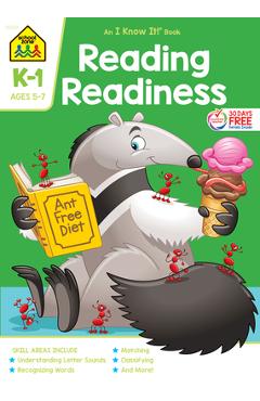School Zone Reading Readiness Grades K-1 Workbook - School Zone