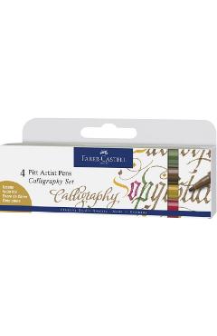 Set 4 markere pentru scris caligrafic