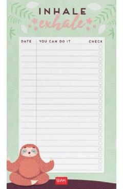 Sticky notes: Sloth. Lenes