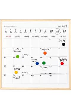 Planner lunar: White Board Calendar