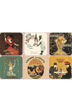 Set 6 suporturi pahar: L\'alcool