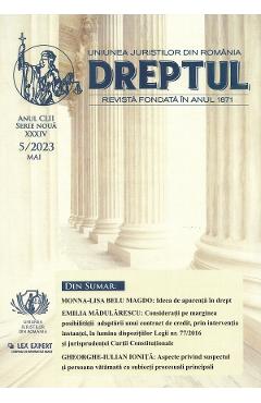 Revista Dreptul Nr.5/2023 Carte poza bestsellers.ro