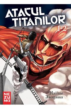 Atacul titanilor omnibus 1 vol.1 + vol.2 - hajime isayama