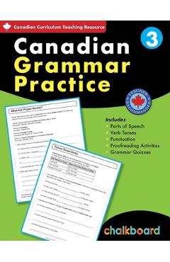 Canadian Grammar Practice Grade 3 - David Macdonald