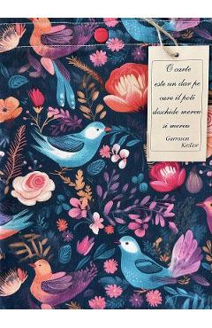 Husa pentru carte: romantic birds