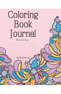 Coloring Book Journal - Bluebird Journals - Imagine 1