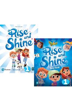 Set: Rise and Shine Level 1. Activity Book and eBook  + Busy Book - Paul Drury, Tessa Lochowski