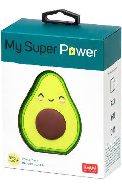 Baterie portabila: my super power. avocado