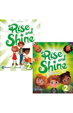 Set: Rise and Shine Level 2. Activity Book and eBook + Busy Book - Jeanne Perrett, Paul Drury - PEARSON