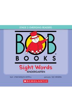 Bob Books - Sight Words Kindergarten Hardcover Bind-Up Phonics, Ages 4 and Up, Kindergarten (Stage 2: Emerging Reader) - Lynn Maslen Kertell