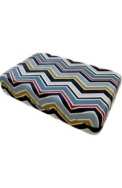 Suport bijuterii: Plaid Travel Jewelry Case. Albastru
