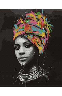 Pictura pe numere: Portret afro