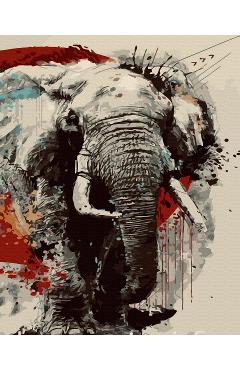 Pictura pe numere: Elefant India