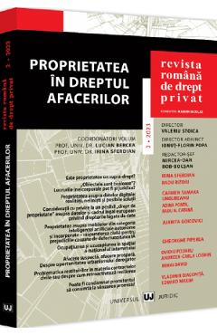 Revista romana de drept privat Nr.2 din 2023