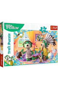 Puzzle 24 Maxi: Treflik. Familia fericita