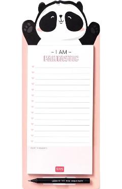Carnet magnetic: Don\'t forget. Panda