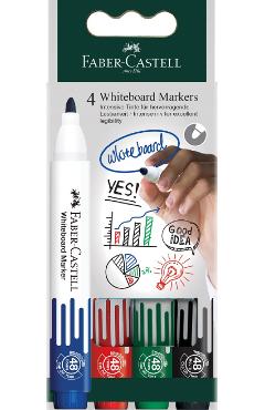 Set 4 markere pentru whiteboard