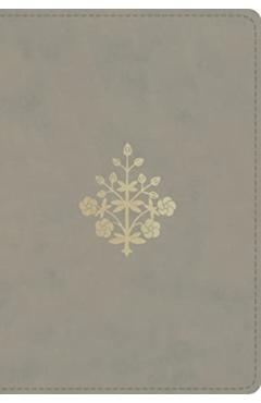 ESV Large Print Compact Bible (Trutone, Stone, Branch Design) -