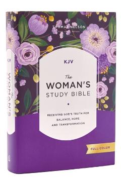 Kjv, the Woman's Study Bible, Hardcover, Red Letter, Full-Color Edition, Comfort Print: Receiving God's Truth for Balance, Hope, and Transformation - Dorothy Kelley Patterson