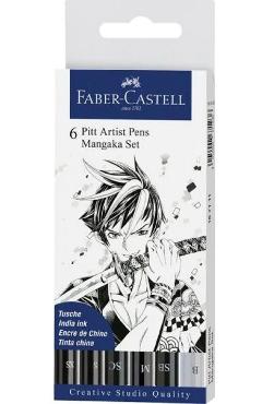Set 6 Pitt Artist Pens Mangaka