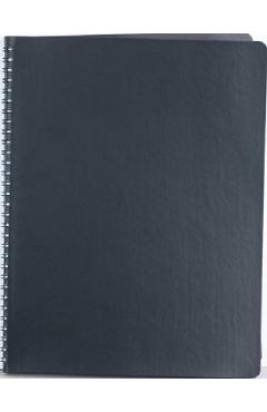 Agenda nedatata cu spira. Siena neagra