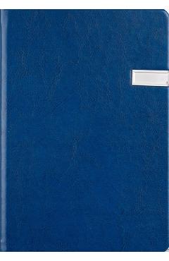 Agenda nedatata albastra. Notebook Usb