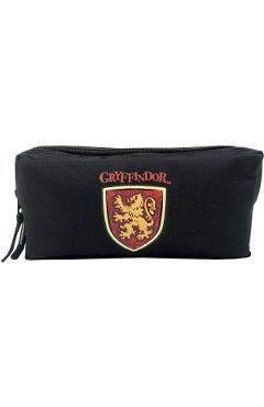 Penar etui dreptunghiular cu 3 fermoare: Negru. Harry Potter